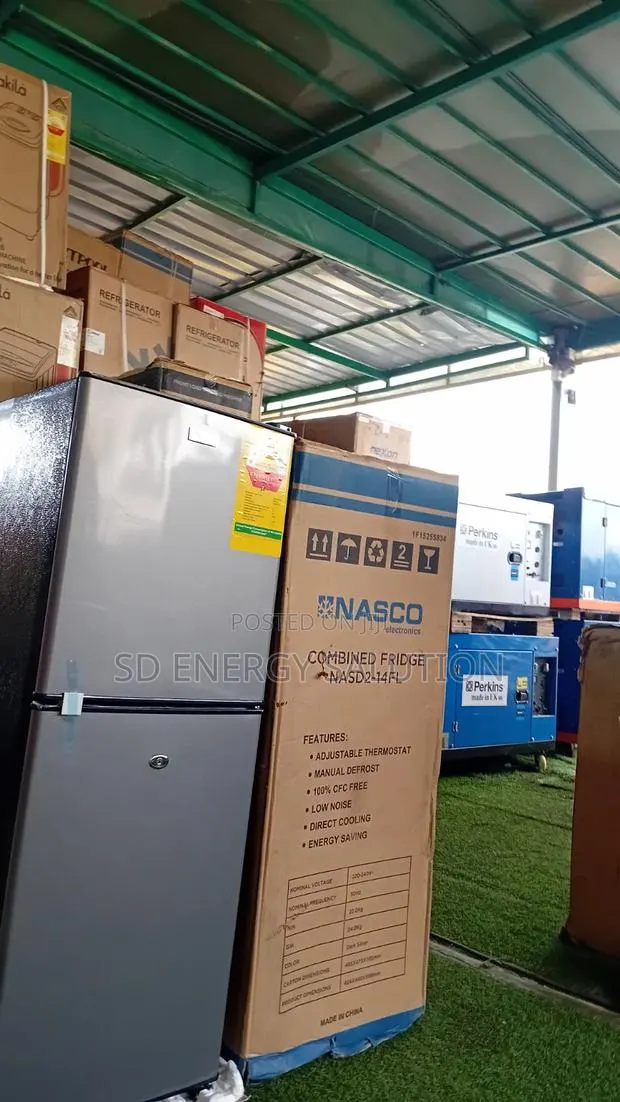 Nasco NASD2-20FL 158L Double Door Refrigerator – Premium Cooling · Photo 1
