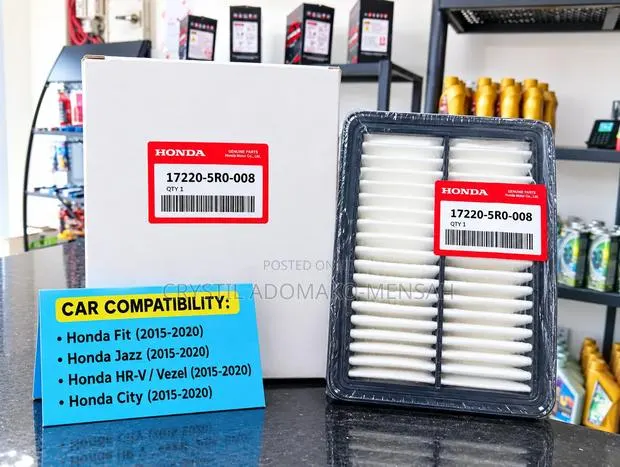 Genuine Honda Air Filter 17220-5r0-008 for Fit, Jazz, HR-V, City · Photo 1