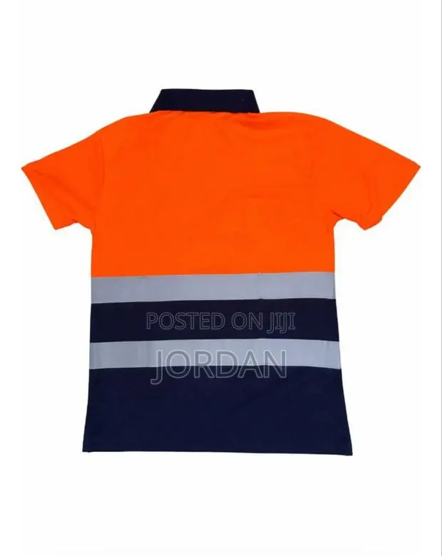 High Visibility Safety Polo Shirt (Reflective) · Photo 1