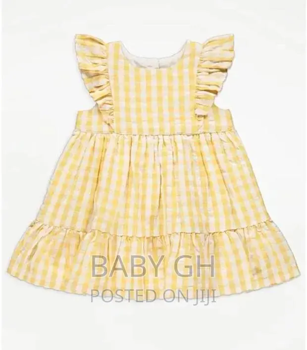George Baby Yellow and White Dress · Photo 1