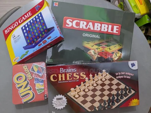 Scrabble, Bingo , Chess and Uno · Photo 1