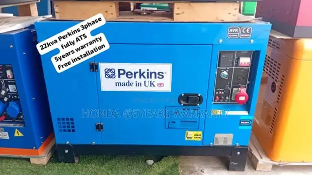 Power Optix Perkins 22kva 3phase Diesel Generator Fully Ats · Photo 1
