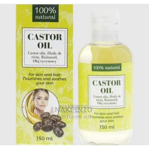 100% Natural Castor Oil · Photo 1