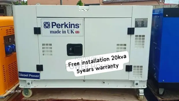 Power Without Limits – Genuine Perkins 20kva Diesel Generator in Stock · Photo 1