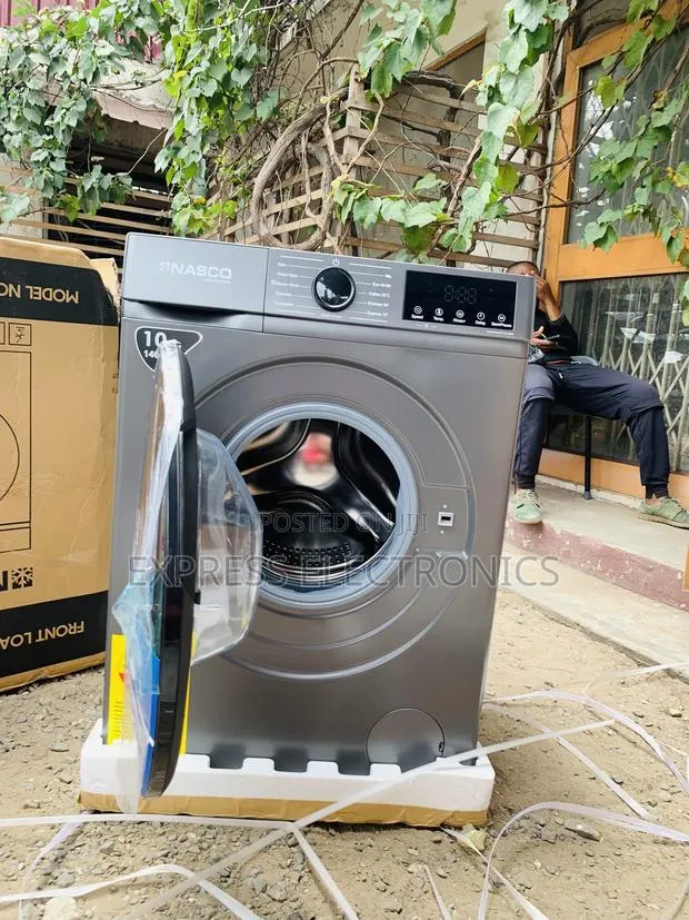 Newly Nasco 11kg Front Load Full Auto Washing Machine Nas-11kg-Sbdinv. · Photo 1