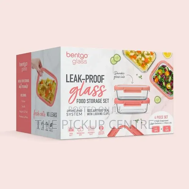 Bentgo Glass Leak-proof Food Storage Set - 4-piece · Photo 1