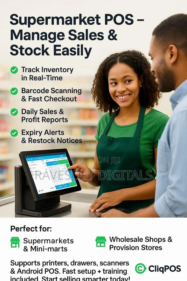 Supermarket Pos – Manage Sales Stock Easily · Photo 1