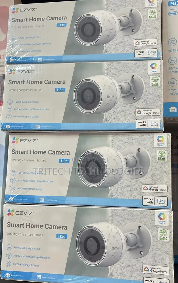 EZVIZ Ezviz H3c Color Vu and Siren Cam Smart Camera 3MP · Photo 1