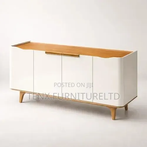 Sideboard/ Buffet With 4 Wooden Legs · Photo 1