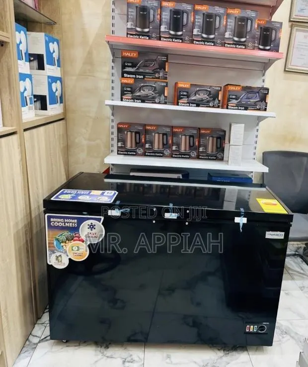 Order Durable Nasco NAS-475FL Electric Chest Freezer(400L) Black · Photo 1