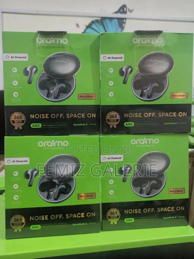 Oraimo Spacebuds 2 Ai Smart 45hrs Playtime True Wireless Earbuds · Photo 1