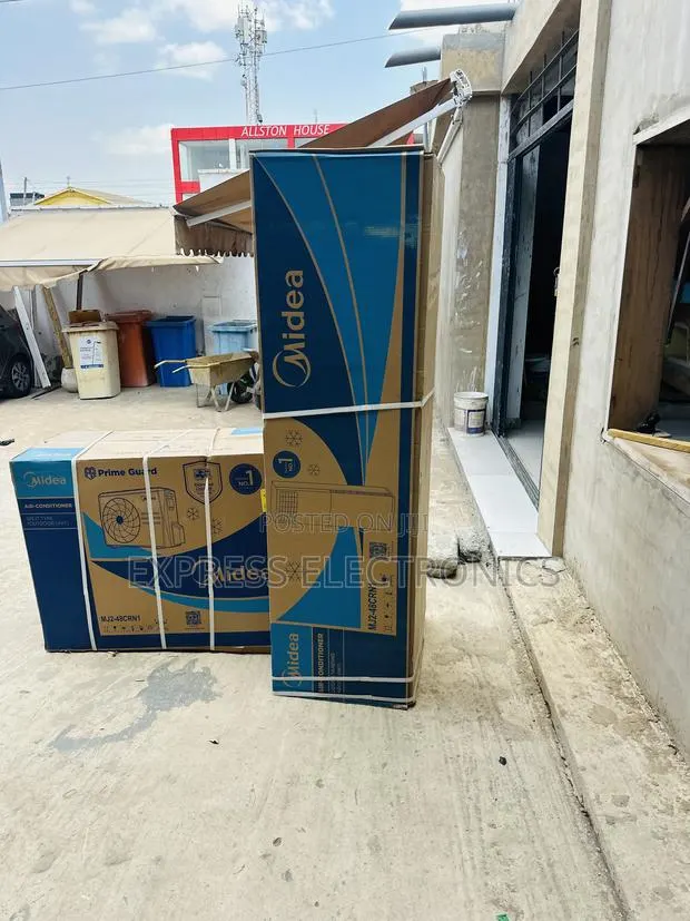 Text Us Fir Your Midea 5.0hp Air Conditioner Floor White · Photo 1