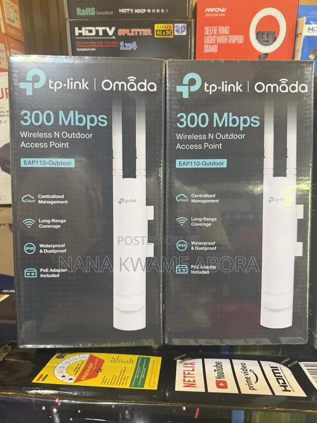Omada EAP110 Outdoor TP-Link 200m Range Access Point · Photo 1