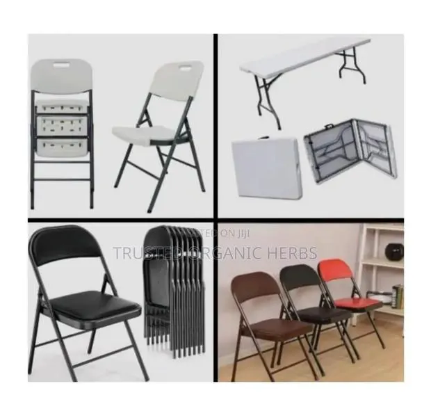 Foldable Chairs And Tables For Sale- Good Quality · Photo 1