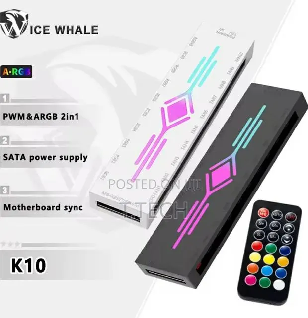 Ice Whale PWM Argb 2-in-1 Smart Fan Hub