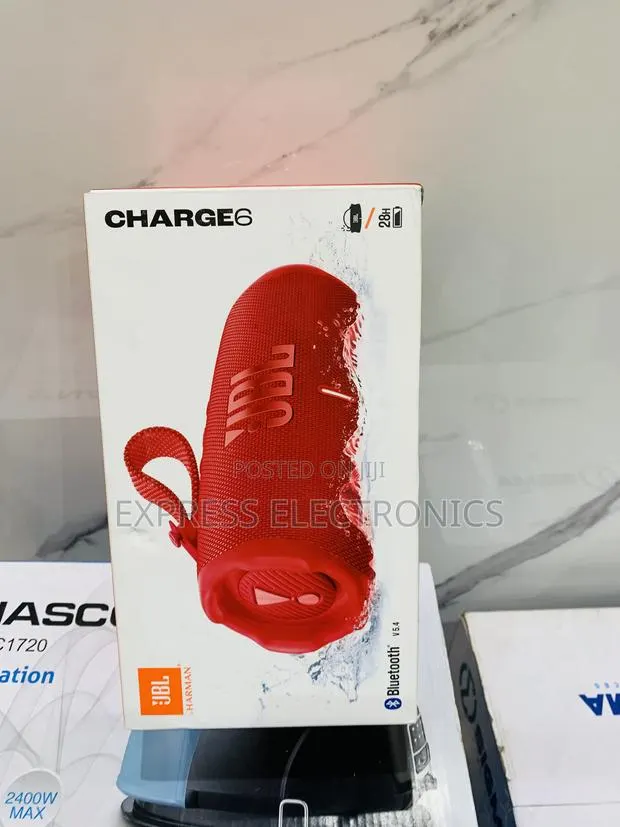 Spectacular Performance Charge 6 Bluetooth Speaker Wireless Red · Photo 1