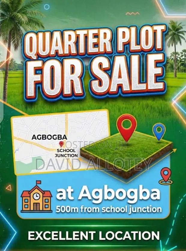 Quarter Plot at Agbogba for Sale · Photo 1