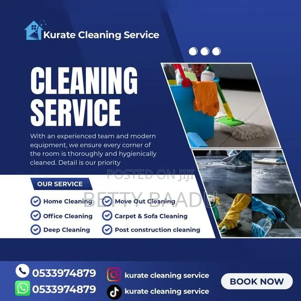 Residential, Commercial and Post Construction CLEANING · Photo 1