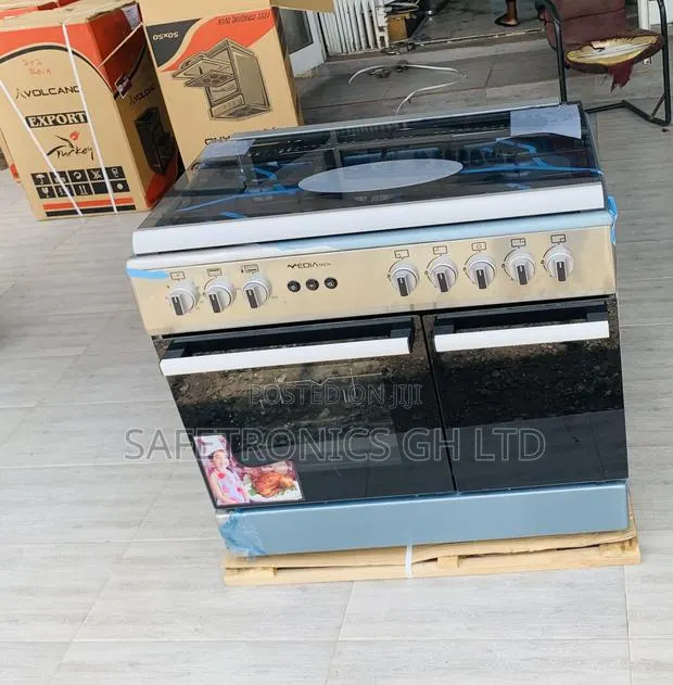 Ultra Modern Mediatech 60x90cm Free Standing 5 Gas Burner Cooker · Photo 1