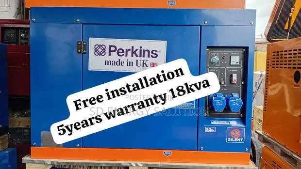 Powerful 18kva Performance, Low Fuel Consumption – Perkins 18kva · Photo 1
