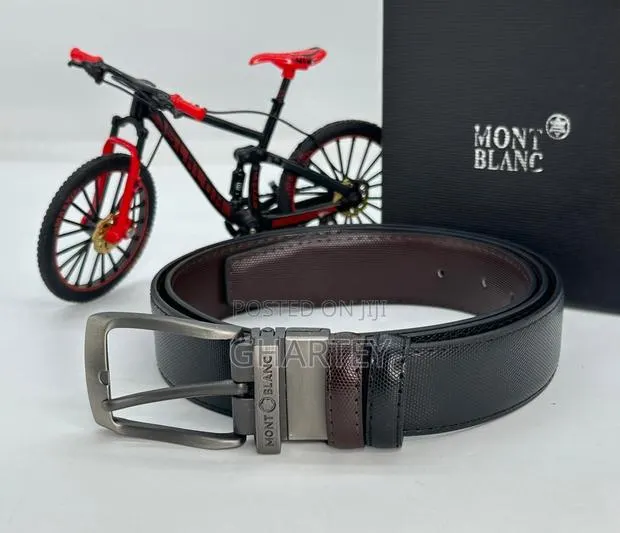 Quality Mont Blanc Men’S Leather Belt · Photo 1
