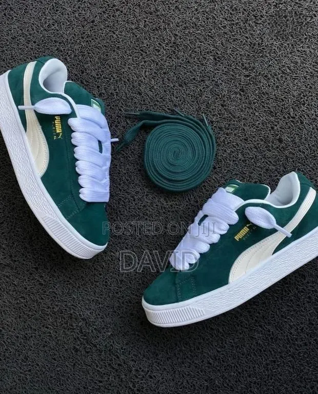 Puma Suede All Time Green · Photo 1