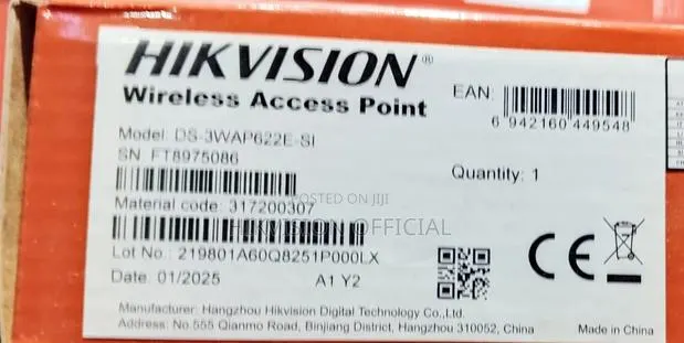 Ds-3wap622e-Si
Wi-Fi 6 3000m Ceiling Access Point · Photo 1