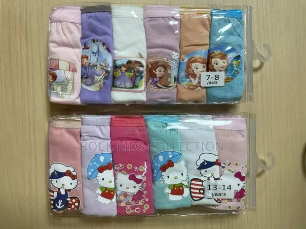Girls 6in1 Character Panties · Photo 1