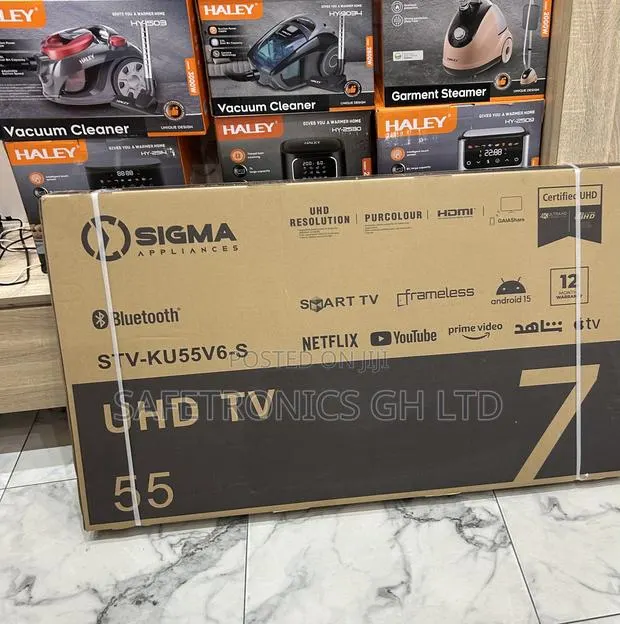 Get Ultra Modern 55 Inch Sigma Uhd Smart Satellite Digital Tv · Photo 1