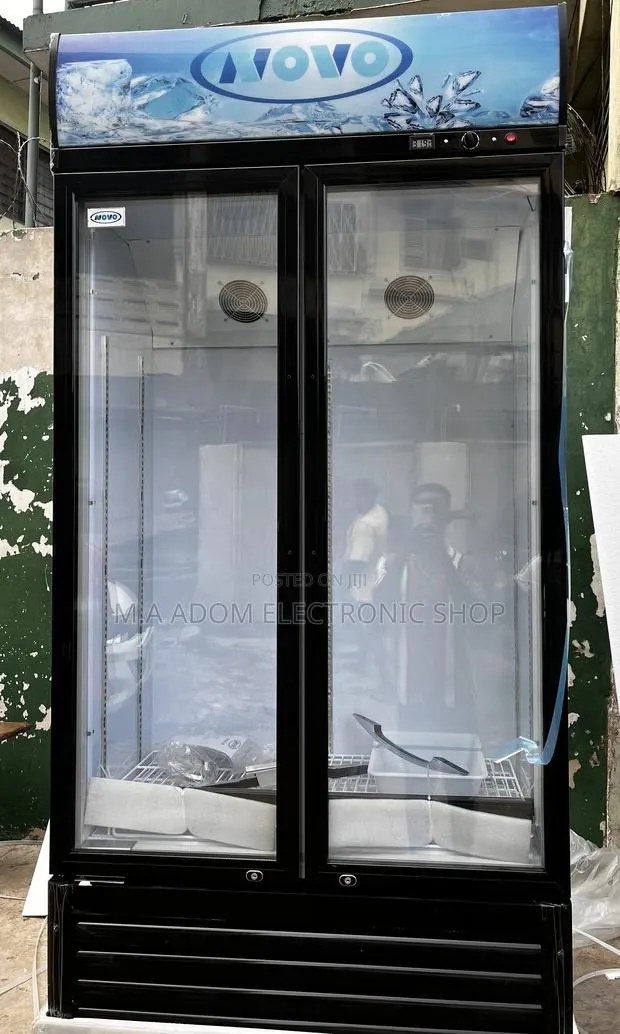 NOVO 580 Litres Transparent Glass Show Case Fridge · Photo 1