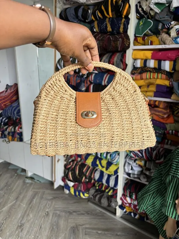 Brown Straw Bag