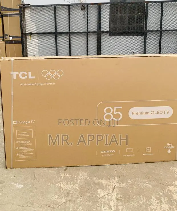 Super Classic TCL 85p7L 85” Qled Smart Google TV(Black) · Photo 1
