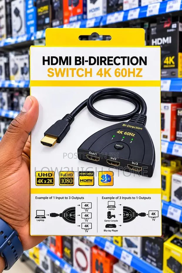 Bi-Directional 3-Port HDMI Switch · Photo 1