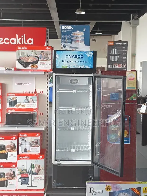 Nasco Nas-Fl350-1dr 288 Liters Commercial Beveragedisplay Refrigerator · Photo 1