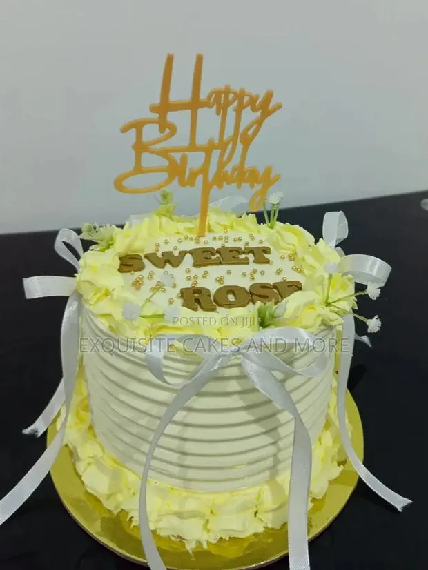Cream Birthday Cake, Order Now