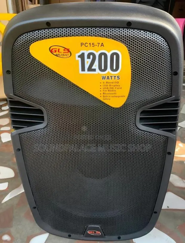 GLS Music PC15-7A 15inches Rechargeable Bluetooth Speaker · Photo 1