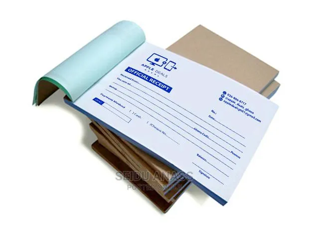 Print Receipt and Invoice Books · Photo 1