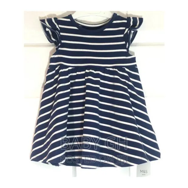 M S Baby Girls Navy Dress · Photo 1