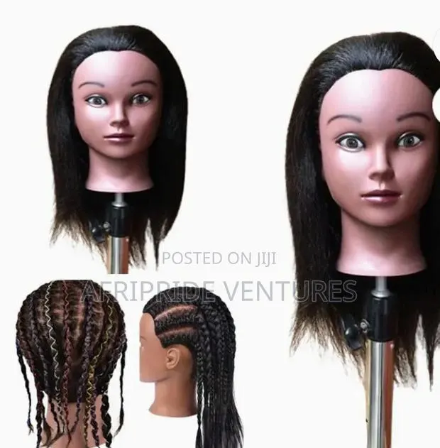 Dummy Head Complete Human Hair and Clamp · Photo 1