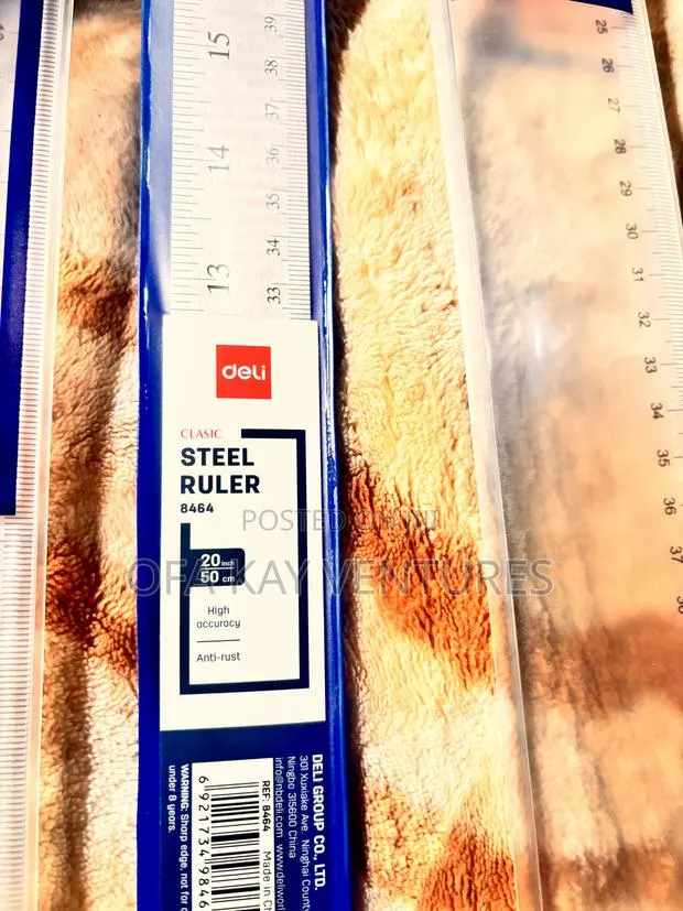 20inch/50cm Anti Rust Steel Ruler · Photo 2