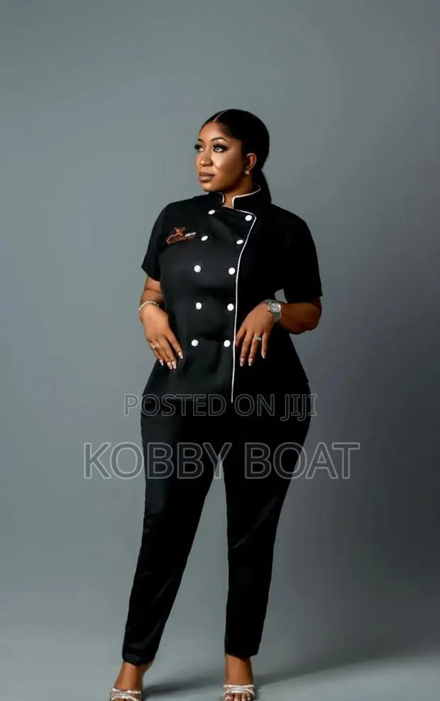 Black White Chef Top Jacket · Photo 1