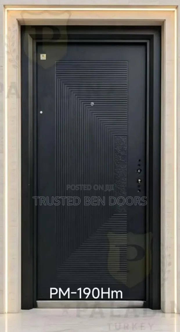 Paladin Turkey Security Single Black Door With Accessories · Photo 1
