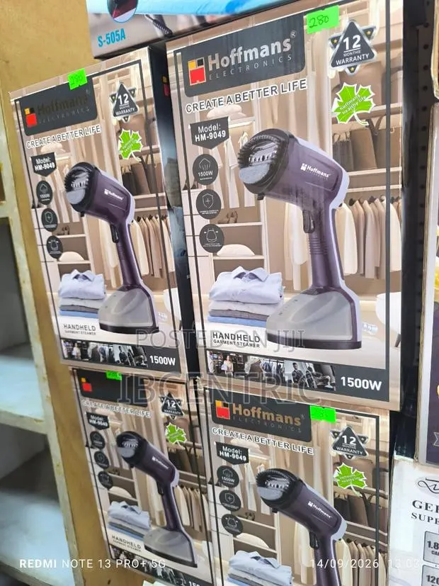 HOFFMANS Electronic Garment Handheld Steamer · Photo 1