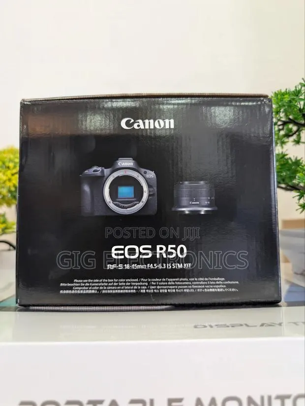 Canon EOS R50 Mirrorless Camera With 18-45mm Lens (Black) · Photo 1