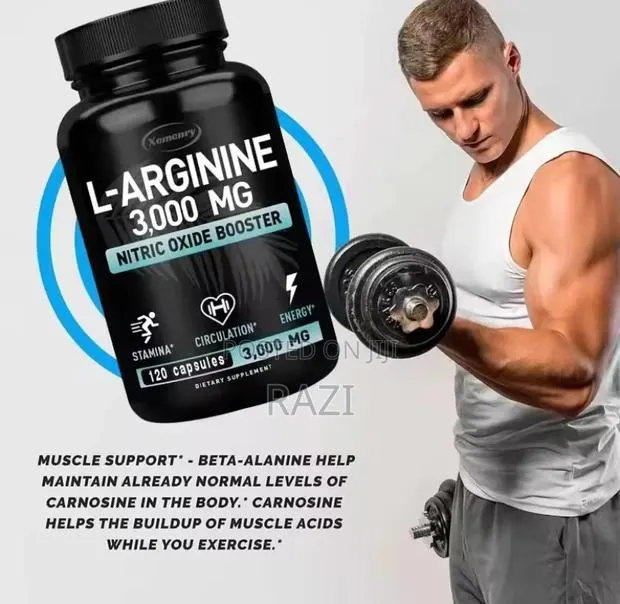L-Arginine 120 Capsules · Photo 1