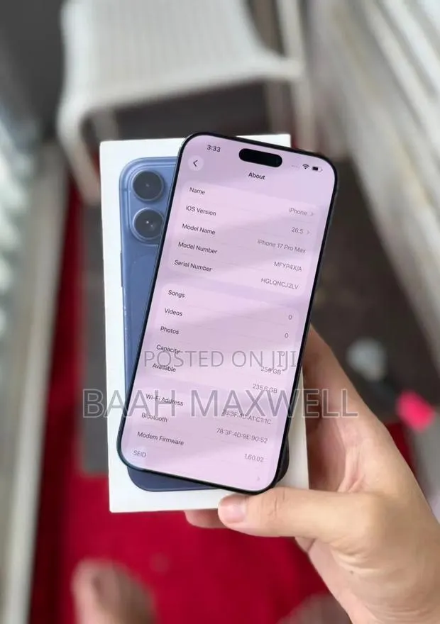 Apple iPhone 17 Pro Max 512 GB Blue · Photo 1