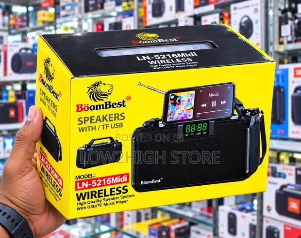 BoomBest LN-5216Midi 50W Wireless Bluetooth Speaker - Low2High · Photo 1