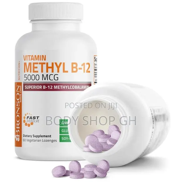 Bronson Methyl B12 Vitamin B12 Methylcobalamin Energy Brain Support · Photo 1