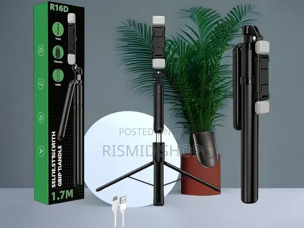 R16D Extendable Selfie Stick With Tripod · Photo 1