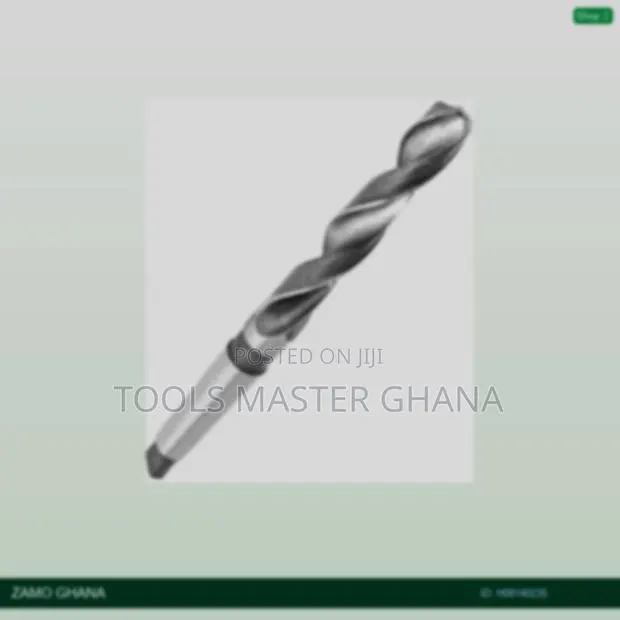 Taper Shank Hss 35mm Twist Drill Bit White (1pc) - H · Photo 1